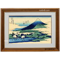 日本畫/葛飾北齋M11-20(羅丹畫廊)日本浮世繪/富士山/裝飾畫 /和室掛畫/含框48X63公分