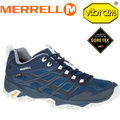 【MERRELL 美國 男款 MOAB FST GORE-TEX 登山健行鞋《深藍/灰》】休閒鞋/健行/登山/運動鞋/ML598189