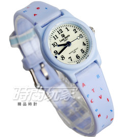Louis Bentte PARIS 可愛輕巧女錶 兒童手錶 防水手錶 指針錶 水藍色 LB0001-Y藍
