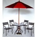 【南洋風休閒傢俱】戶外桌椅系列-80公分戶外塑木鋁餐桌椅組 休閒咖啡桌椅組 庭園咖啡桌椅組 (TC80 HC063)