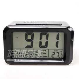 A-ONE金吉星 台灣品牌 LCD多功能液晶顯示鬧鐘 數位電子 貪睡 嗶嗶聲 夜燈 TG-072黑