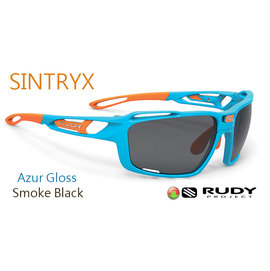 『凹凸眼鏡』義大利 Rudy Project SINTRYX系列AzurGloss/Smoke Black煙燻黑鏡片運動鏡~六期零利率