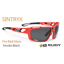 『凹凸眼鏡』義大利 Rudy Project SINTRYX系列FireRedGloss/Smoke Black煙燻黑鏡片運動鏡~六期零利率