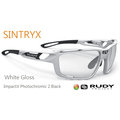 『凹凸眼鏡』義大利 Rudy Project SINTRYX系列WhiteGloss/ Impactx 2 Black變色片運動鏡~六期零利率