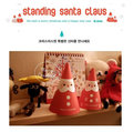 【韓風童品】DIY創意祝福聖誕卡片 聖誕禮物包裝袋 聖誕帽造型立體創意卡片