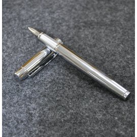 已停產還有庫存 原廠公司貨 PARKER派克 IM 經典高級系列亮鉻白夾鋼筆