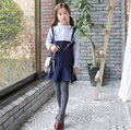 《童伶寶貝》ME064-韓國秋冬唯美浪漫小立領小A版型女童長袖洋裝