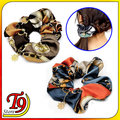 【T9store】韓國製 圍巾圖案彈性髮帶髮飾