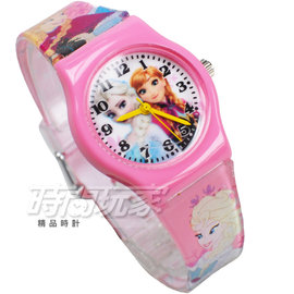 Disney 迪士尼 TSUM TSUM 時尚卡通手錶 冰雪奇緣 艾莎公主 安娜 兒童手錶 數字女錶 D冰雪粉小B