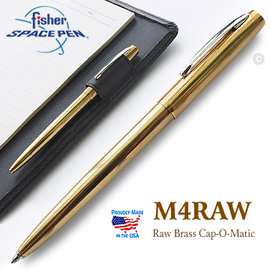 Fisher Space Pen M4 系列Cap-O-Matic 黃銅太空筆 -#FISHER M4RAW