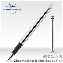 Fisher Chrome Grip Bullet Space Pen 太空筆銀殼 -#FISHER BGC