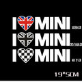 I LOVE MINI 車身貼紙 反光車貼 R53 R55 R56 R57 R58 R60 F54 F55 F60