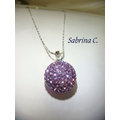 項鍊 Sabrina C.夢幻紫水晶球