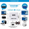 台灣晶片 HDMI轉VGA HDMI2VGA 轉接盒 MOD 有線數位電視 無線數位電視 選台器 機上盒 轉接液晶電腦螢幕