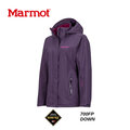 【速捷戶外】美國 Marmot 土撥鼠 35570 女Goretex 兩件式(內層羽絨外套)防水透氣外套(深紫),登山雨衣,防水外套