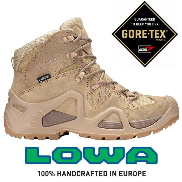 Lowa 德國 Zephyr Gtx Mid Tf 軍用戰鬥靴鞋軍靴防水登山鞋女款淺沙漠 Lw3537 0410 Pchome商店街 台灣no 1 網路開店平台