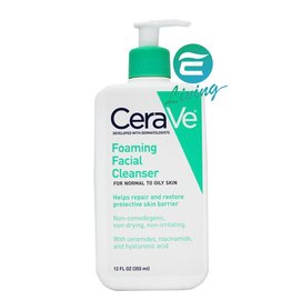 【易油網】CeraVe 泡沫洗面乳 Foaming Facial Cleanser 12oz 355ml #36812