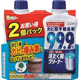 +東瀛go+ 日本進口 ST雞仔牌 洗衣槽專用清潔劑2入組 550gx2入 胞子除去率99.9% 除菌去黴
