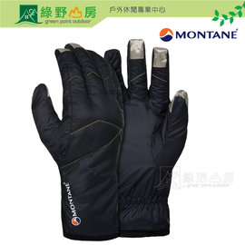 《綠野山房》Montane 英國 Prism Glove Primaloft 普萊欣 保暖手套 防風快乾抗水 可觸控手套 登山健行旅遊 黑色 GPRGL-BLA
