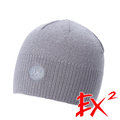 EX2 中性 針織小圓帽 366147 (淺灰)針織帽 造型帽 遮陽帽 毛帽 毛線帽 帽子
