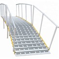 捲疊全幅式斜坡板210cm 輪椅 重機搬貨 上下車上下樓梯 爬坡板登車板 無障礙