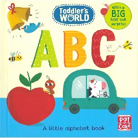 ABC: A little alphabet board book with a fold-out surprise 字母ABC (單字書)