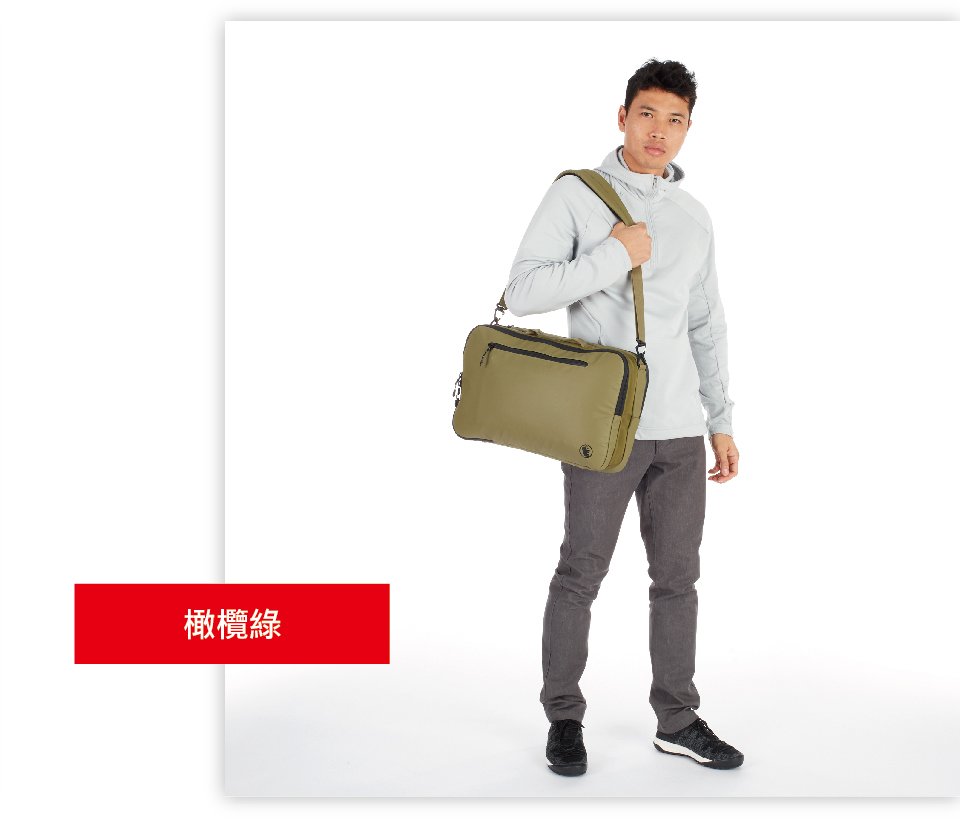 Mammut 長毛象 Seon 3-Way 三用攀岩通勤筆電後背包 18L 橄欖綠 #2510-04060