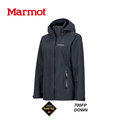 【速捷戶外】美國 Marmot 土撥鼠 35570 女Goretex 兩件式(內層羽絨外套)防水透氣外套(黑),登山雨衣,防水外套