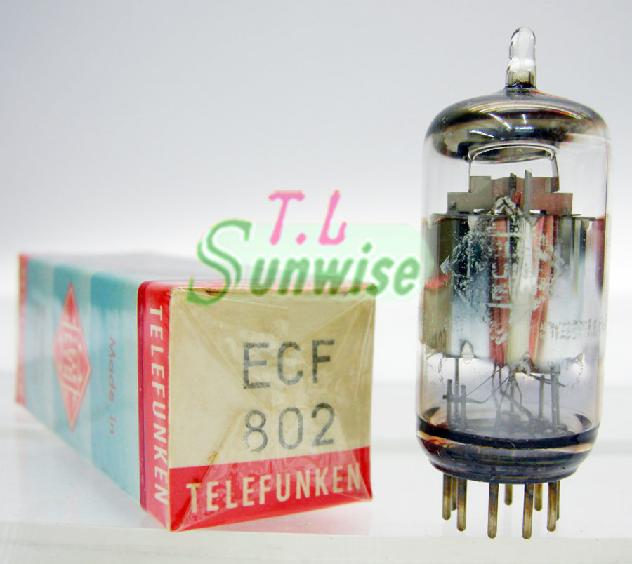 ECF802 ︽NO:9776 德國TELEFUNKEN ( TFK ) ECF802 ( 6JU8A ) 真空管NIB