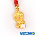 哆啦a夢Doraemon-奶瓶小哆啦-兒童彌月黃金墜子