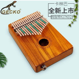 ☆ 唐尼樂器︵☆ GECKO K17KEQ 相思木單板 17音 電拇指琴 卡林巴琴 手指鋼琴 簡單便攜式樂器 奧福樂器