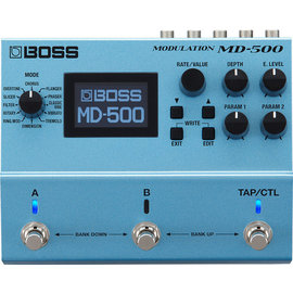 ☆唐尼樂器︵☆ BOSS MD-500 Modulation 錄音室等級吉他 Bass 空間系 單顆效果器 MD500