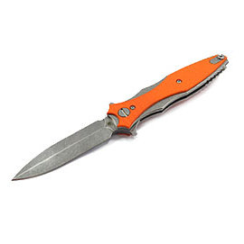 Rick Hinderer Maximus Dagger Flipper橘色G10柄折刀 -#HINDERER MAXIMUS-ORANGE G10