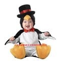 BABY013天姿訂製款可愛小企鵝動物造型寶寶爬爬裝男女加厚嬰兒連身套裝