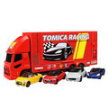 恰得玩具 TOMICA小汽車組 賽車運輸車_ TM88347