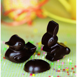 義大利 Silikomart 矽膠模 矽膠烤模 巧克力模 復活節 兔子,蛋,鴨子 14連 動物造型 多連矽膠模糖 SCG05