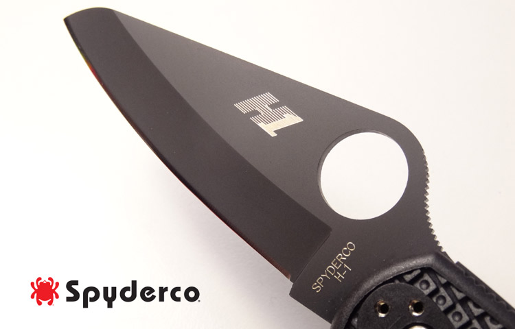 Spyderco Salt 2黑柄黑平刃水中折刀 H1鋼 Spy Cpbbk2 Pchome 商店街