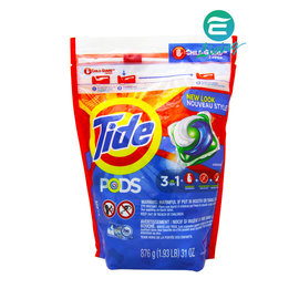 【易油網】Tide PODS 3合1洗衣凝膠球 35顆 補充包 #93038