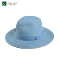 [紙在乎你Natural Club]時尚雅痞羅緞紳士帽 #200I505402 水藍色 台灣素材 日本製(耐水洗、抗UV)