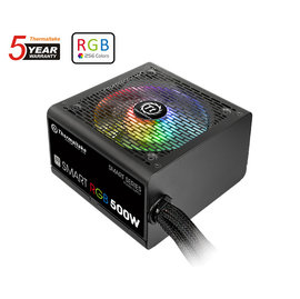 Thermaltake Smart RGB 500W電源供應器 80 PLUS白牌認證5年保固