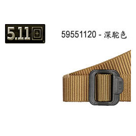 5.11 Tactical TDU 1.5 INCH BELT 男性皮帶(深駝色)-安檢免脫 -#5.11 59551120