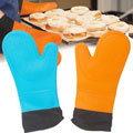 烘焙必備 加長型雙層耐高溫防水矽膠手套一個