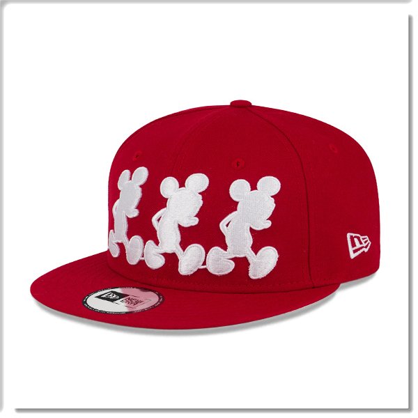 【ANGEL NEW ERA】NEW ERA 聯名款 迪士尼 米老鼠 米奇 剪影 活力紅 9FIFTY 棒球帽 限量