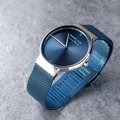 BERING 丹麥國寶 MAX RENE設計師聯名限量時尚錶款/40mm-藍-15540-307