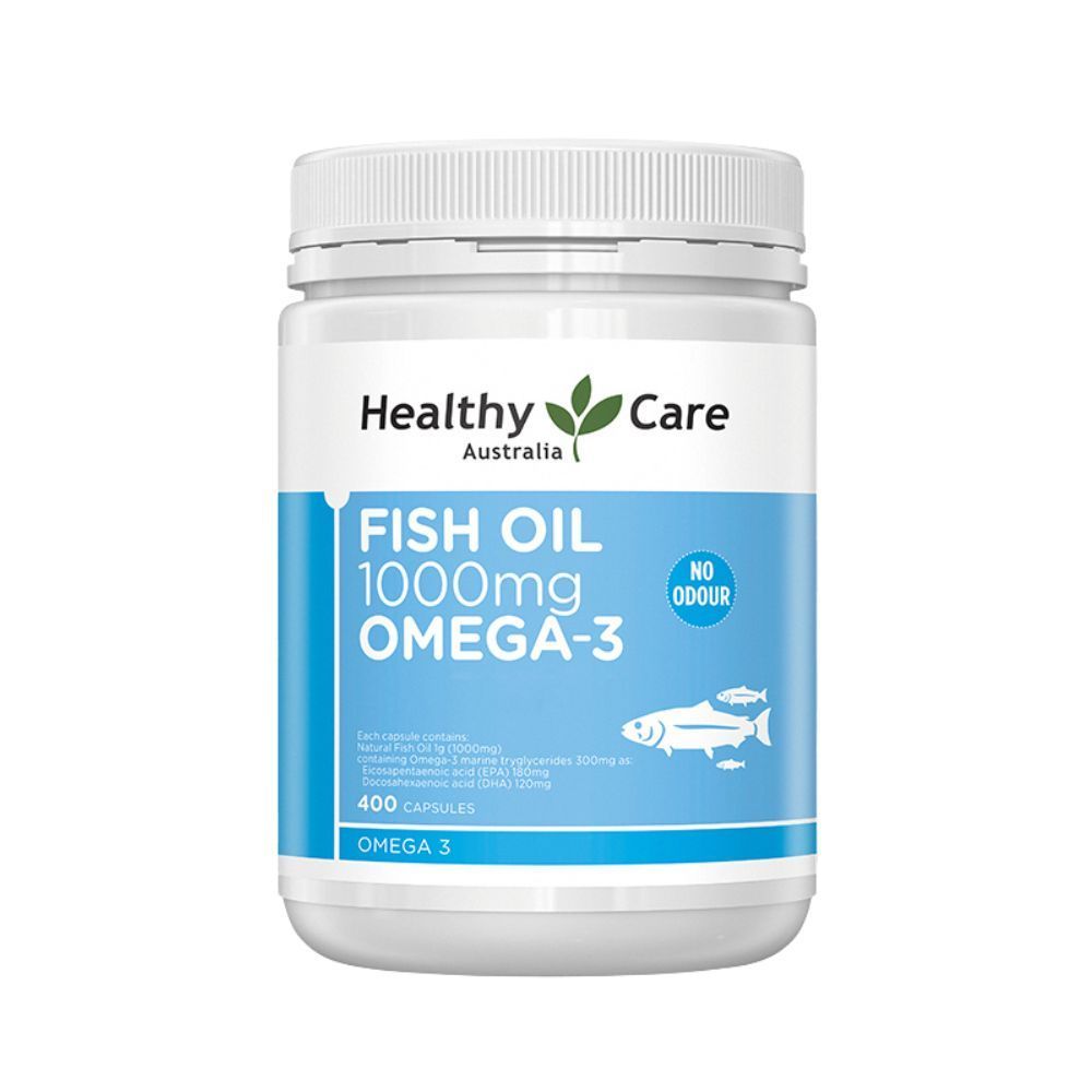 【澳洲晶艷】Healthy Care澳洲深海魚油400顆(有效日期：2027年1月)