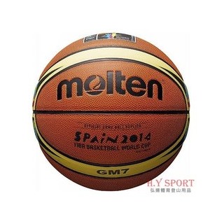 【H.Y SPORT】 MOLTEN BGM7-WC14M GM7 室內合成皮籃球/室內球/室外球/西班牙世界盃指定用球