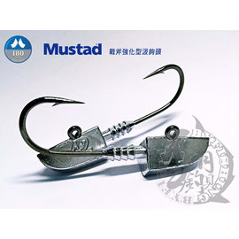◎百有釣具◎挪威品牌MUSTAD(慕斯達) 戰斧 強化型汲頭鉤 規格:3g/5g/7g