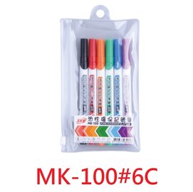 【1768購物網】SKB 油性環保記號筆 MK-100#6C (1.0mm) 6支/包