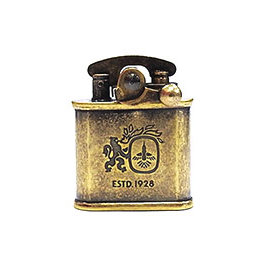 英國Colibri經典打火機-COLIBRI Oil Lighter Flint type Brass old finish 舊化處理 -#WIND L0364-308-031(原L0300)