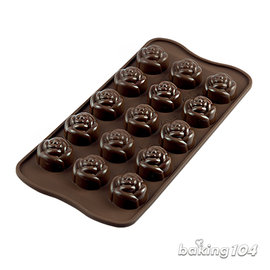 義大利 Silikomart 矽膠模 玫瑰 愛情 情人節 矽膠烤模 巧克力模 糖果模 15連多連矽膠模 SCG13